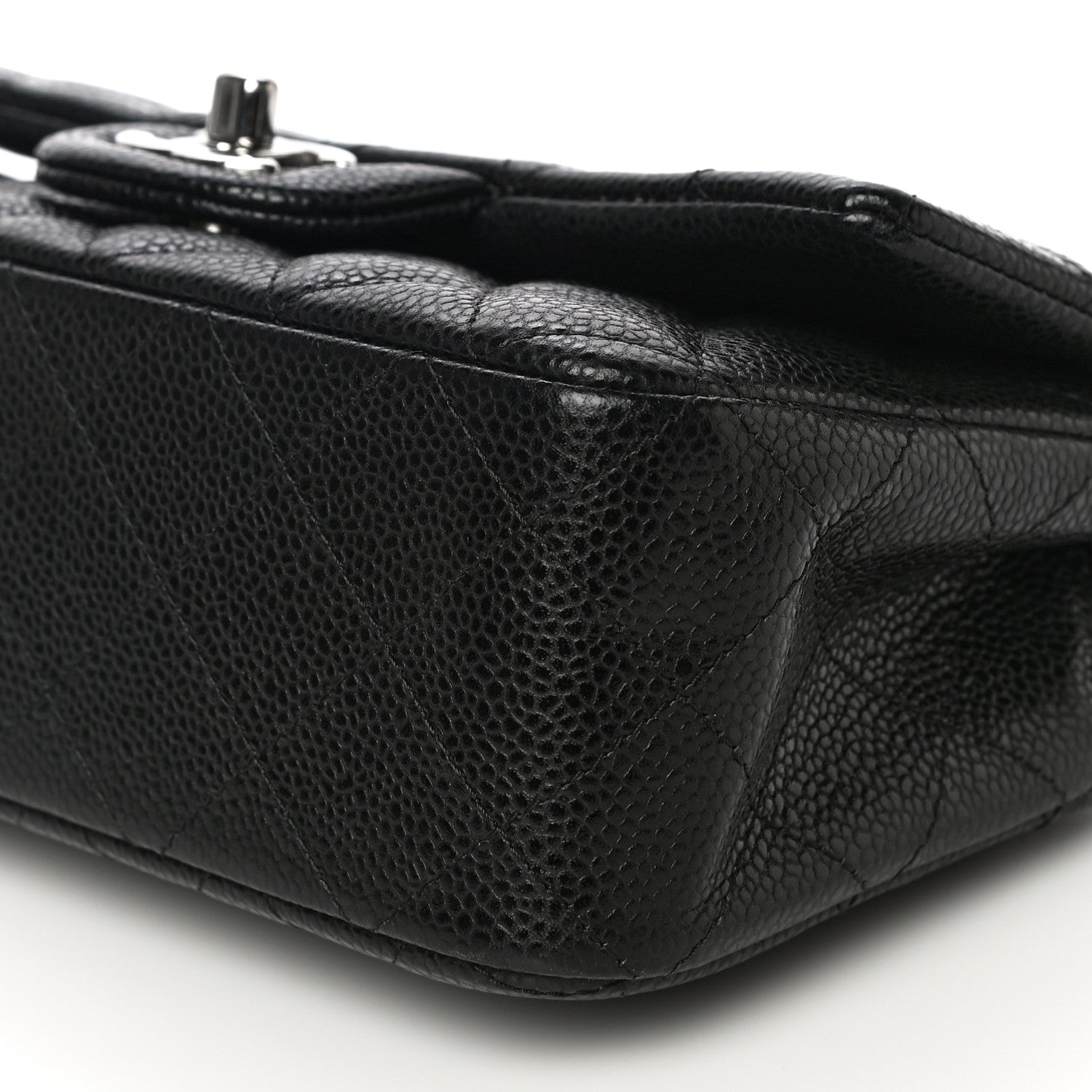 Chanel Caviar Quilted Mini Rectangular Flap Black 10 of 12