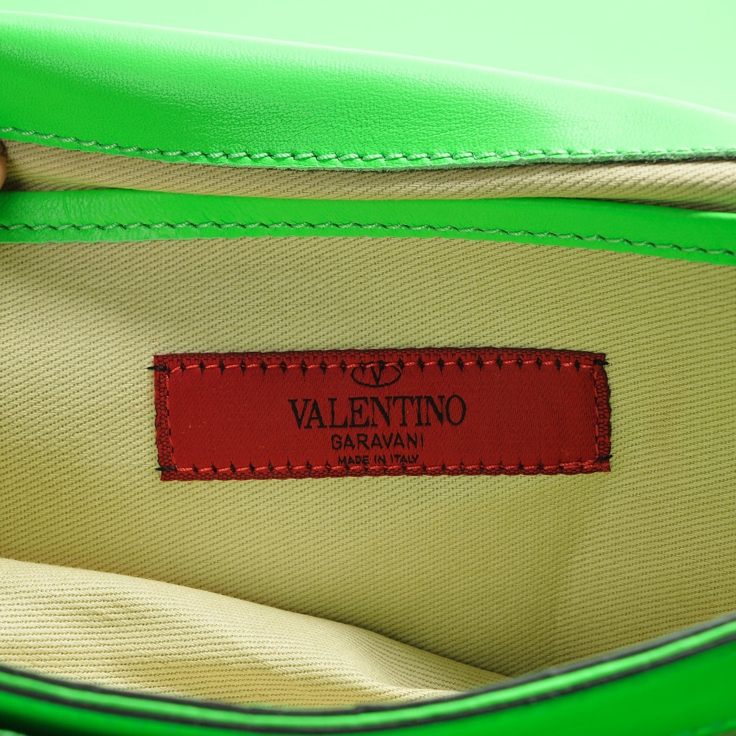 Nappa Va Va Voom Shoulder Bag Green Fluo