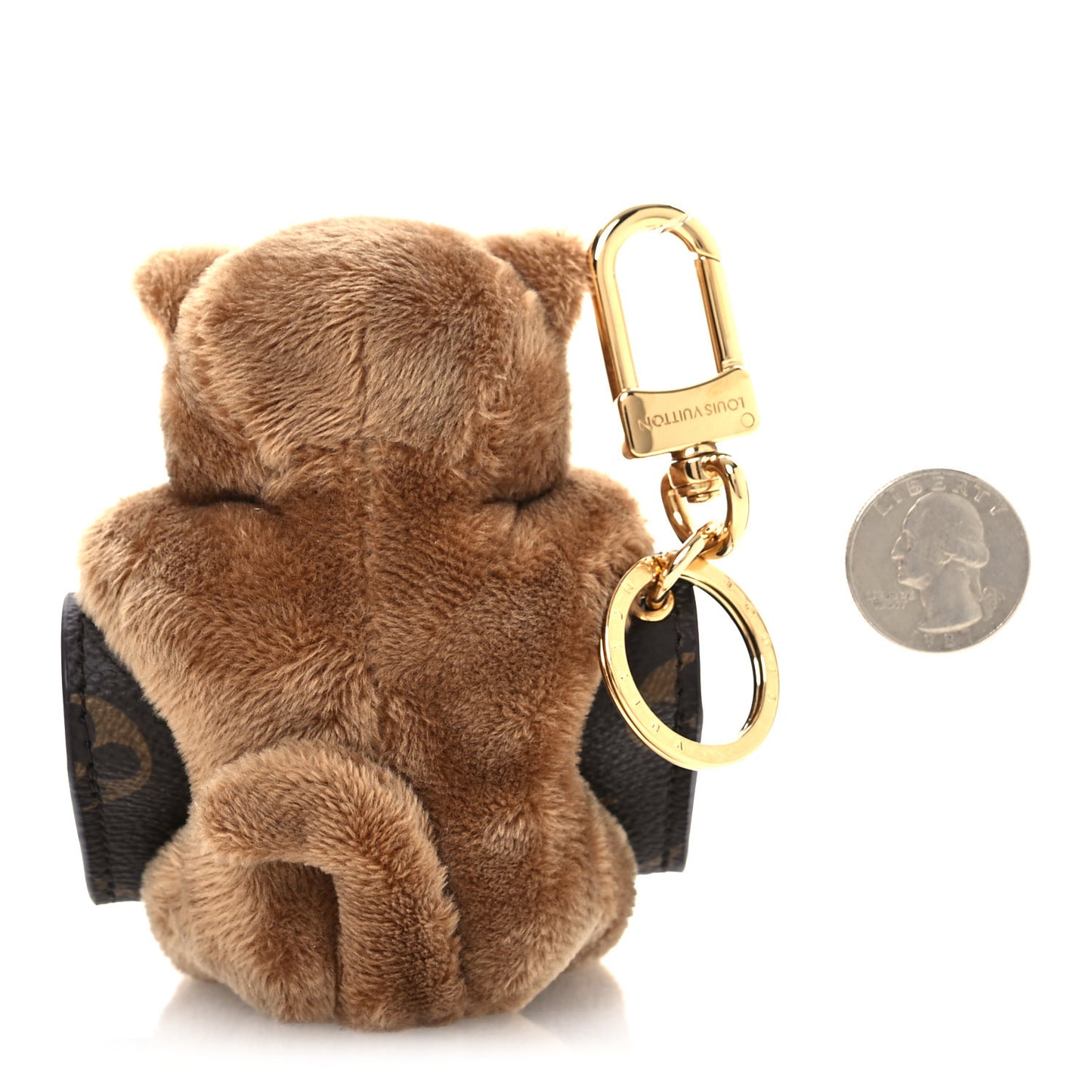 Monogram Cute Cat Pouch Earphones Case