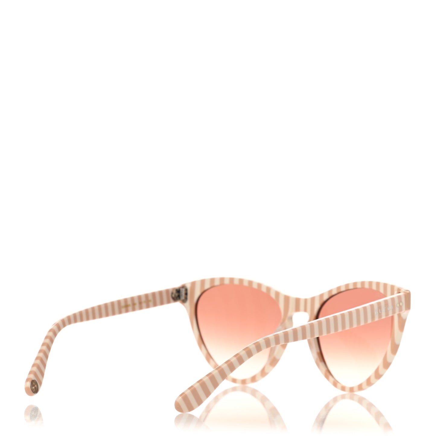 Cat Eye GG0569S Sunglasses White Pink
