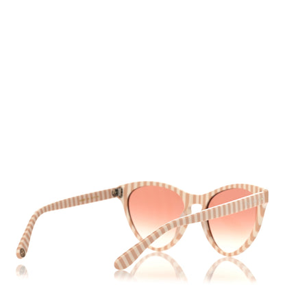 Gucci Cat Eye GG0569S Sunglasses White Pink 4 of 9