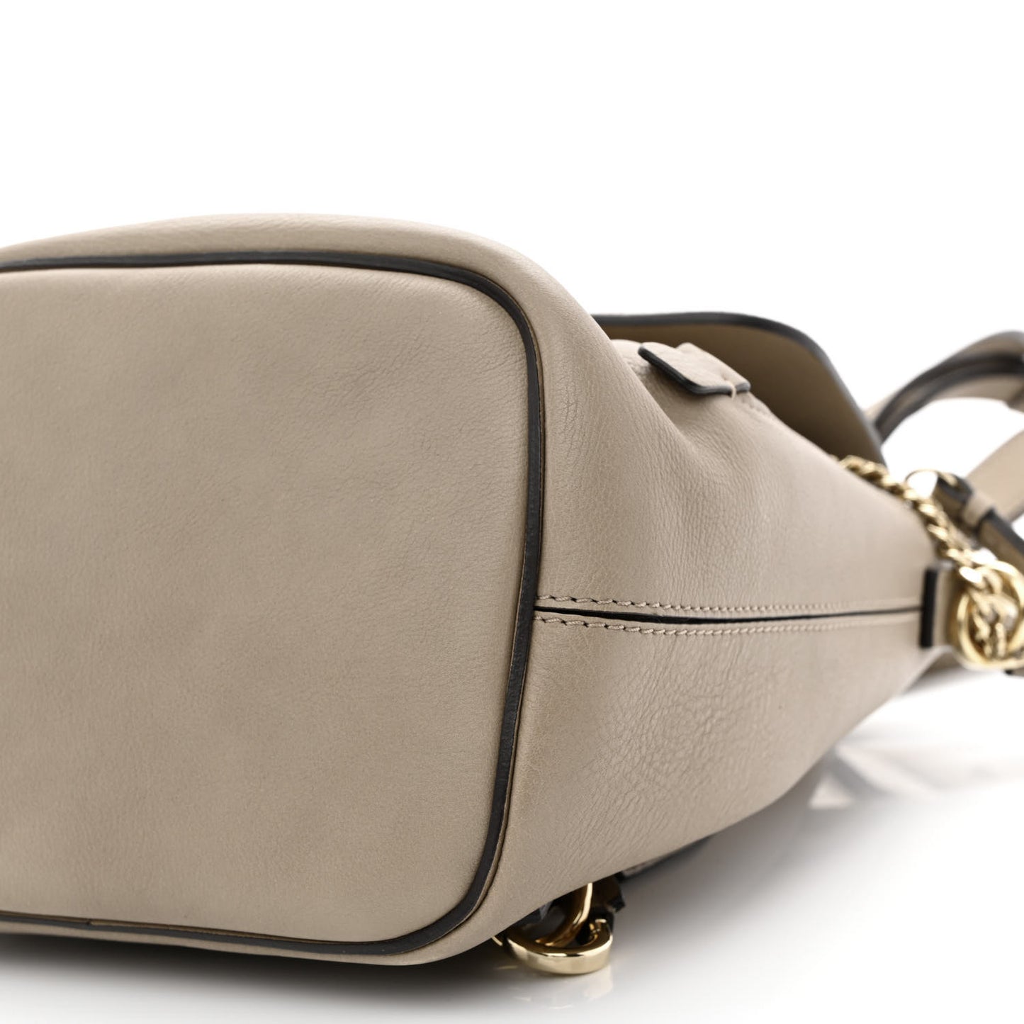 Suede Calfskin Medium Faye Backpack Motty Grey