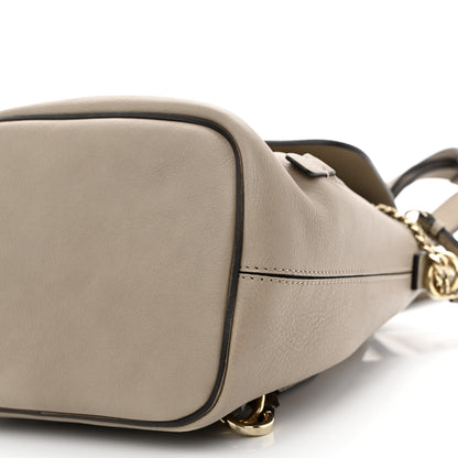 Chloe Suede Calfskin Medium Faye Backpack Motty Grey 10 of 10