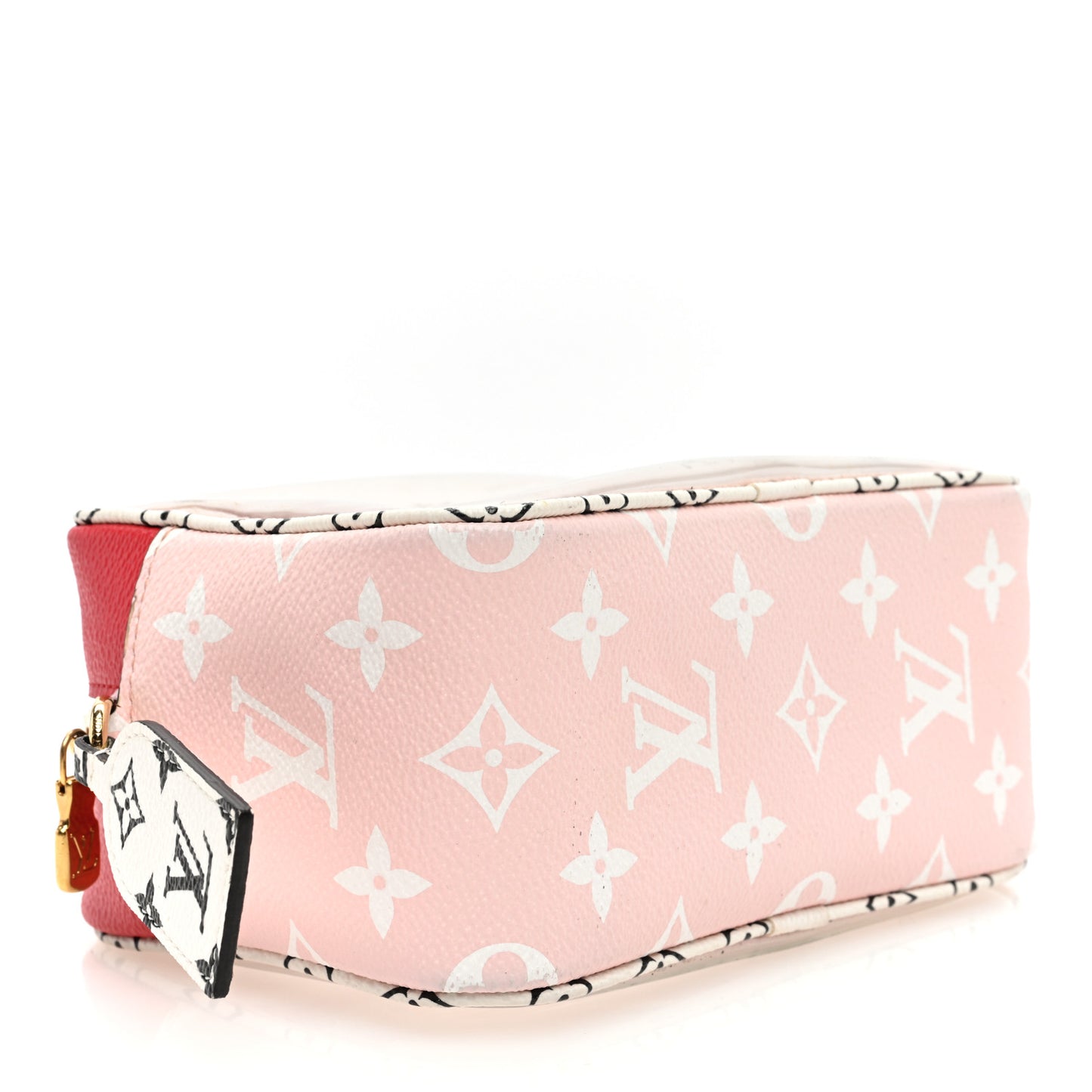 Monogram Giant Beach Pouch Rouge