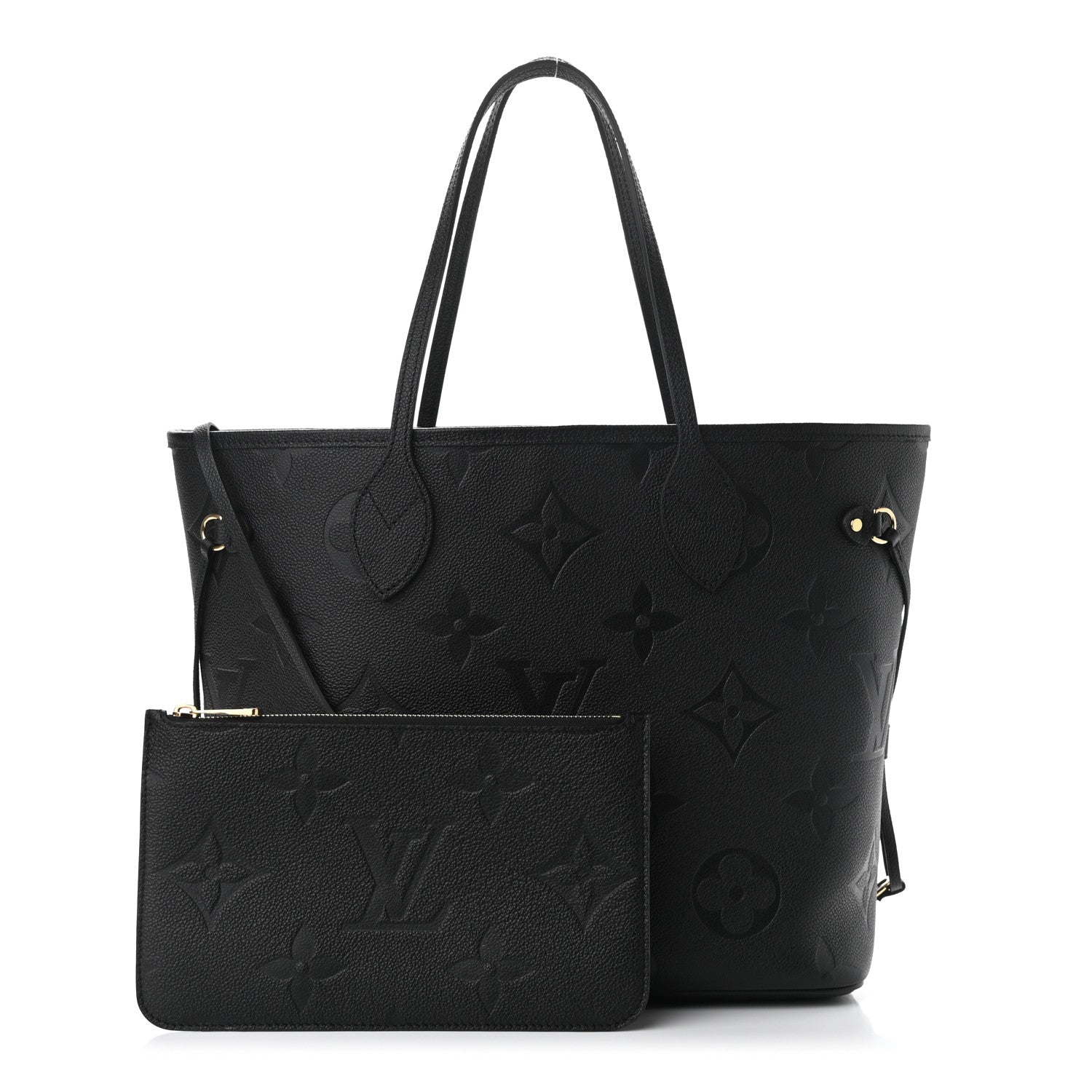 Louis Vuitton Empreinte Monogram Giant Neverfull MM Black 1 of 10