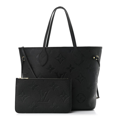 Louis Vuitton Empreinte Monogram Giant Neverfull MM Black 1 of 10