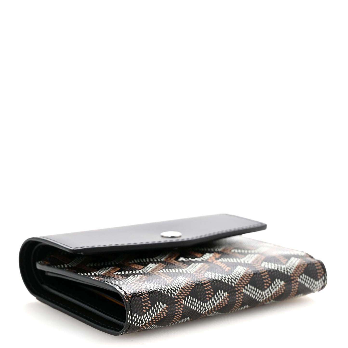 Goyardine Saint-Gabriel Compact Wallet Black