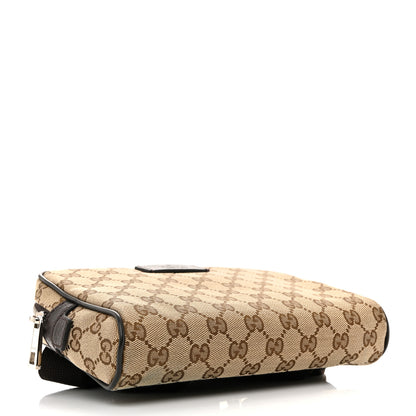 Gucci Monogram Belt Bag Dark Brown 4 of 12