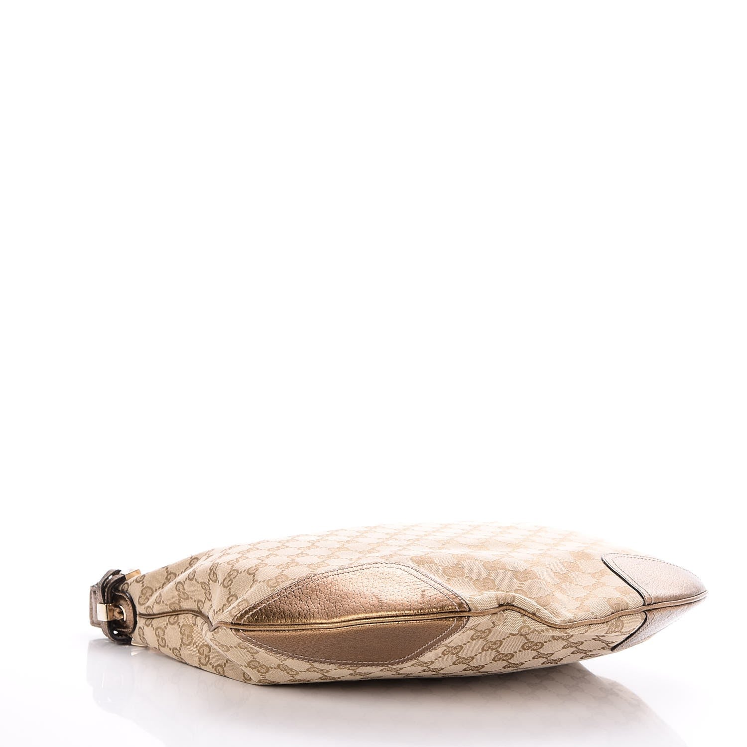 Gucci Monogram Large Princy Hobo Metallic Bronze 4 of 7