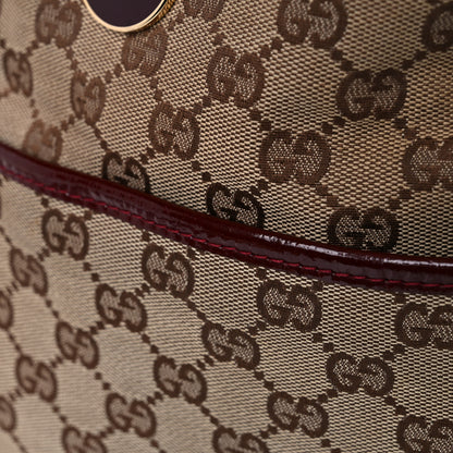 Gucci Monogram Medium Eclipse Shoulder Bag Red 19 of 30