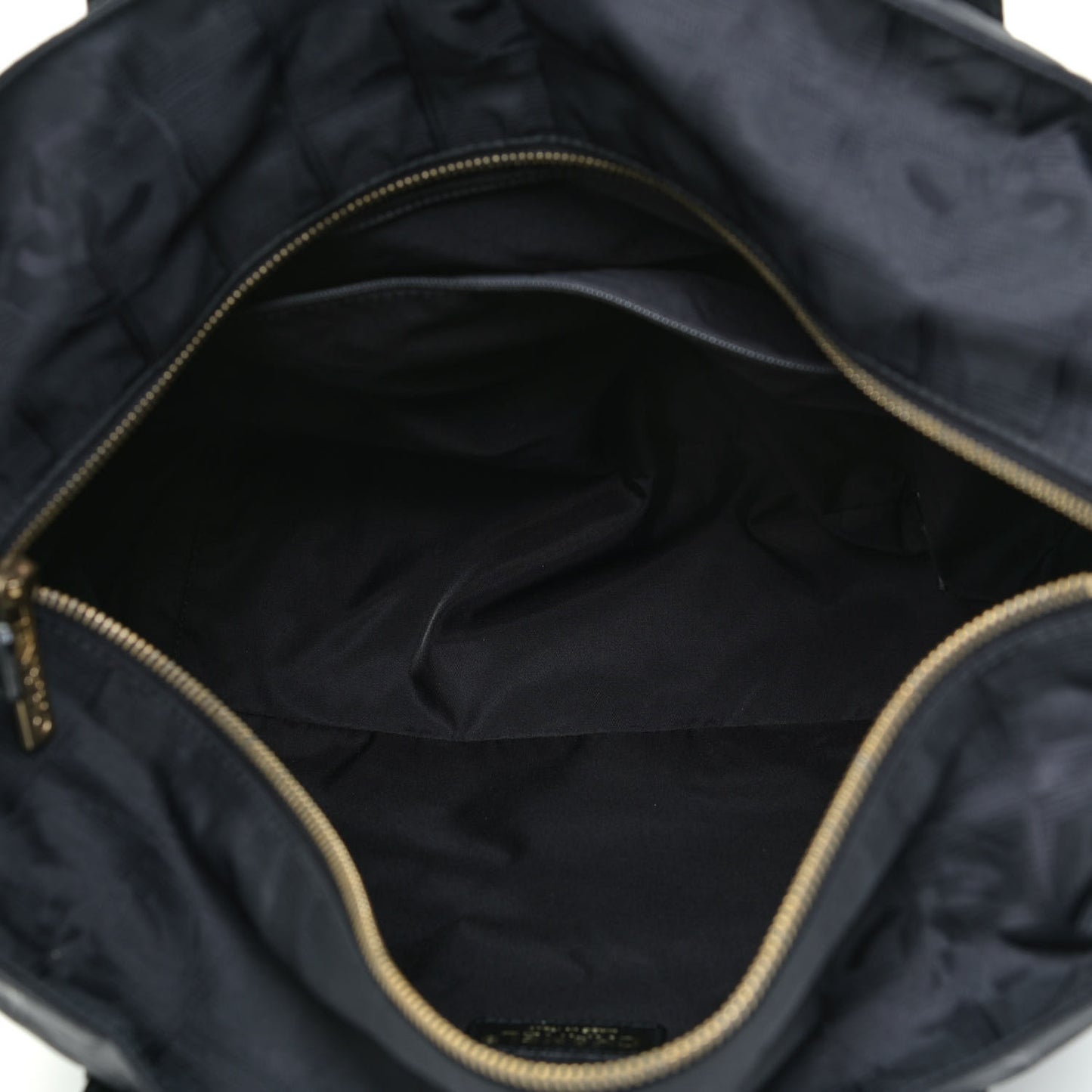 Nylon Medium Travel Tote Black