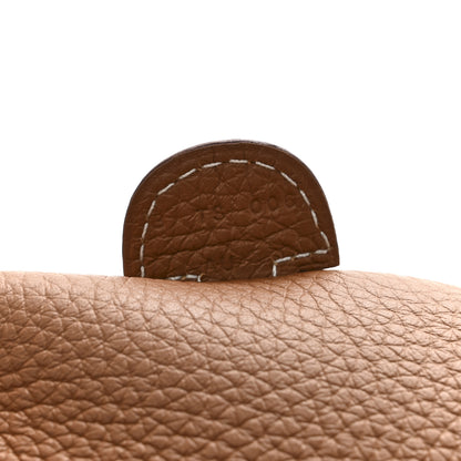 Hermes Taurillon Clemence Evelyne III PM Gold 7 of 11