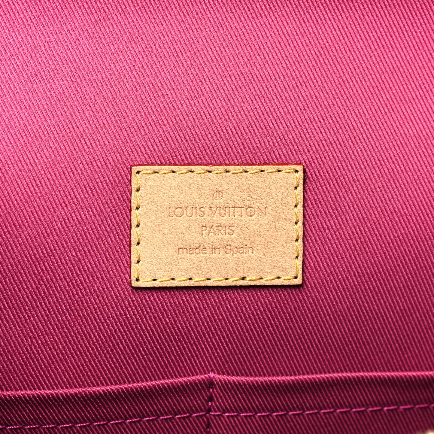 Monogram Cluny BB Bordeaux Fuchsia