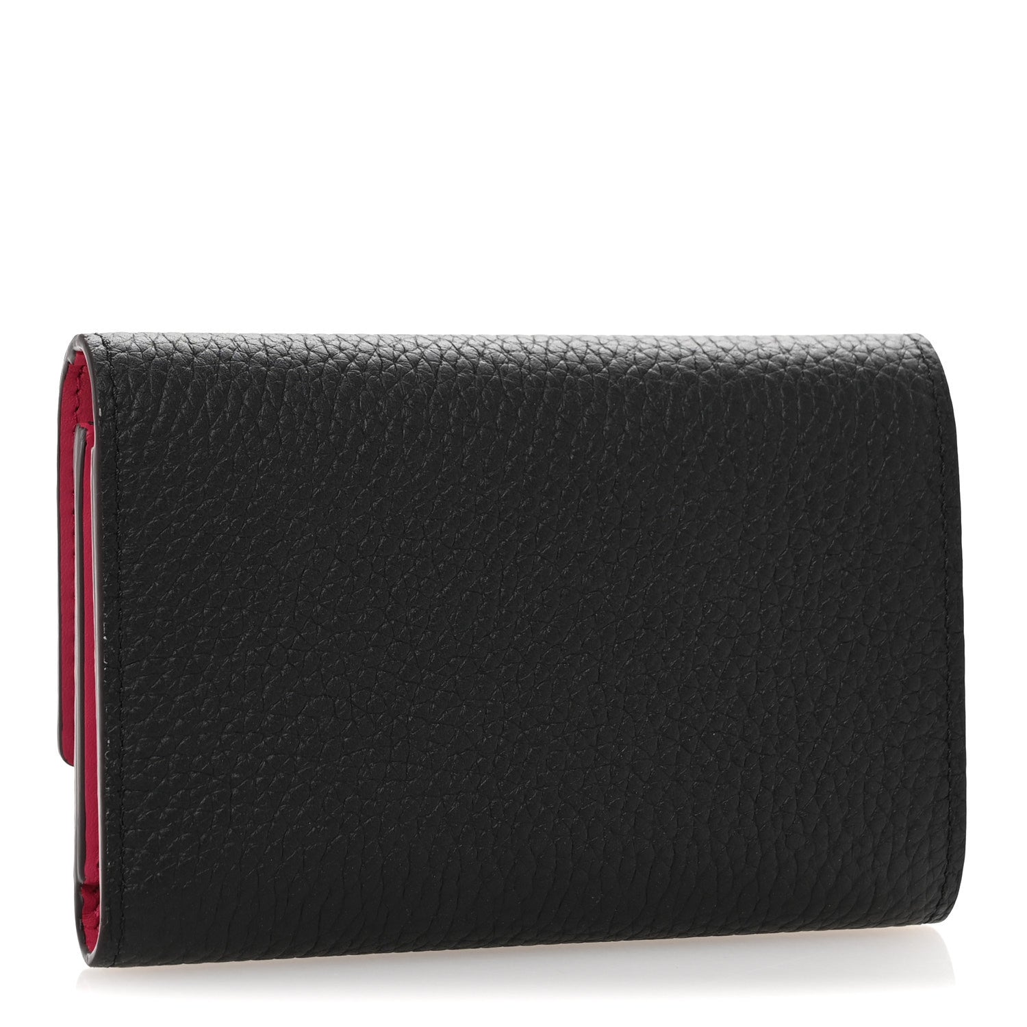 Louis Vuitton Taurillon Capucines Compact Wallet Black 3 of 8