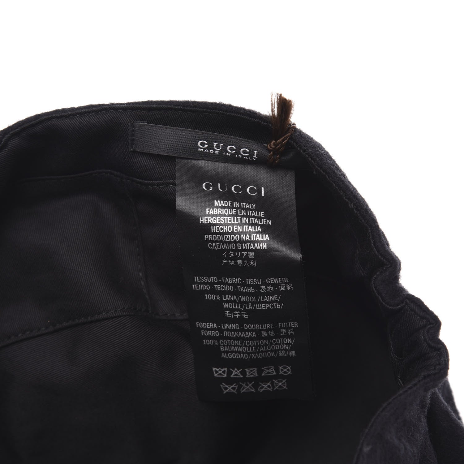 Gucci Wool Military Badges Cap M Black 5 of 5