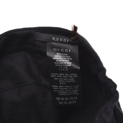 Gucci Wool Military Badges Cap M Black 5 of 5
