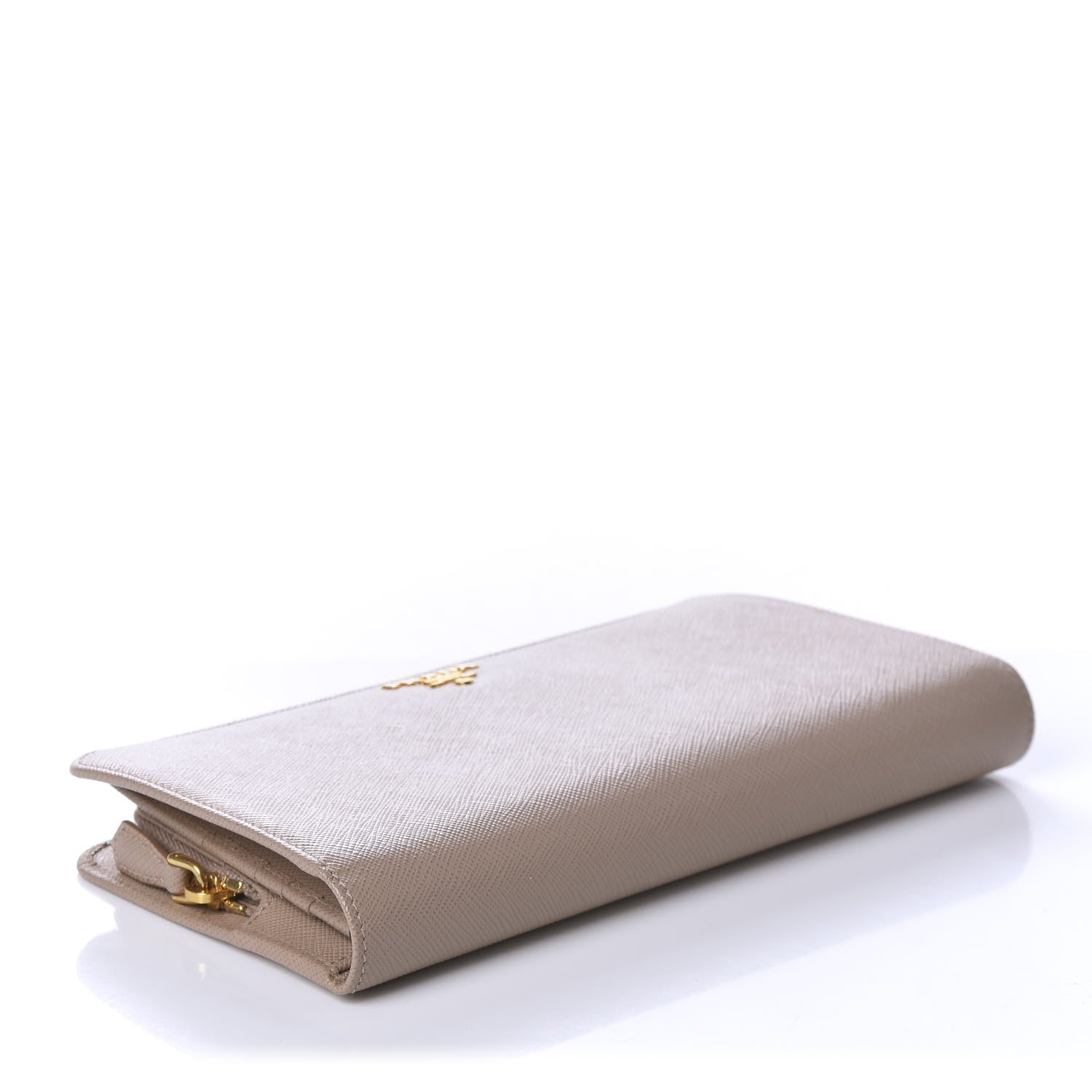 Prada Saffiano Metal Double Snap Travel Wallet Cammeo 4 of 8