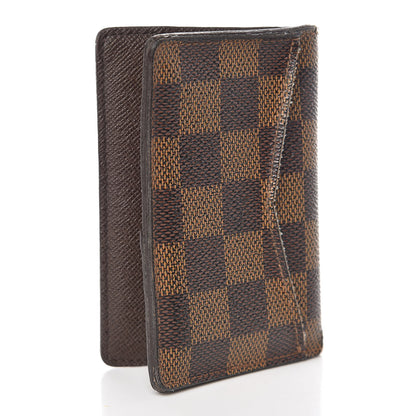 Louis Vuitton Damier Ebene Pocket Organizer NM 3 of 14