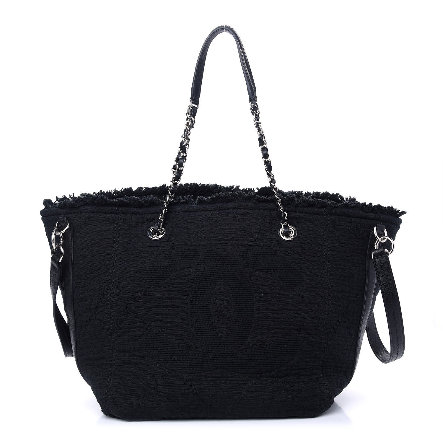 Chanel Canvas Small Double Face Tote Black 1 of 9