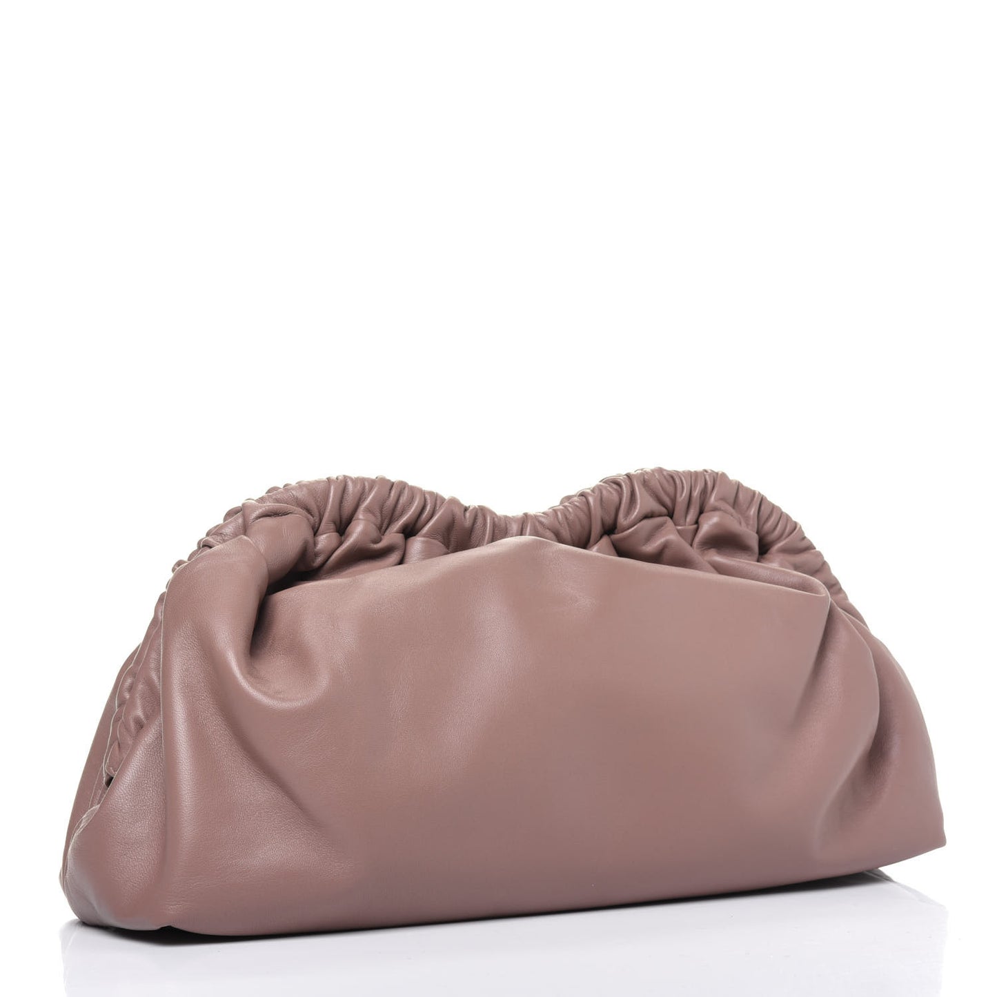 Lambskin Cloud Clutch Biscotto