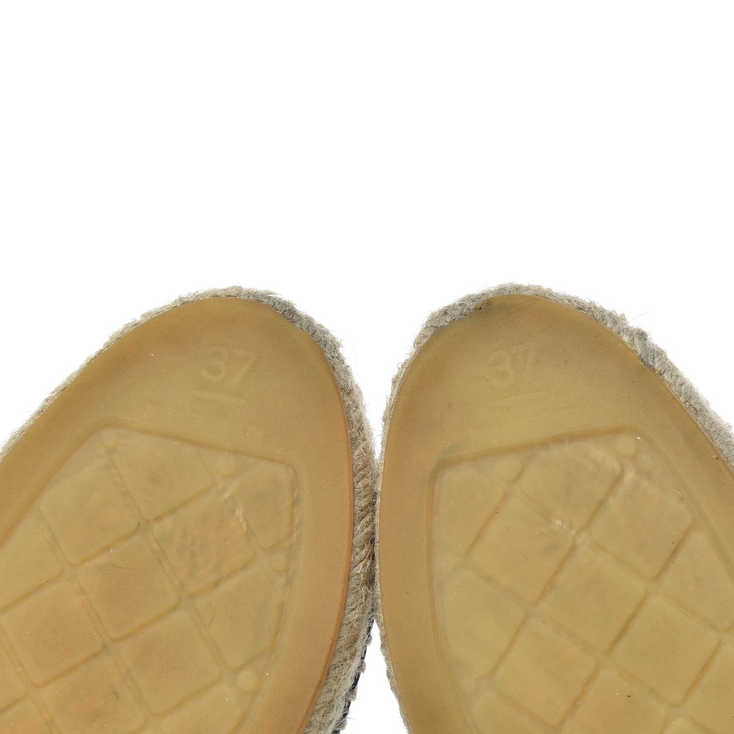 Lambskin CC Espadrilles 37 Black