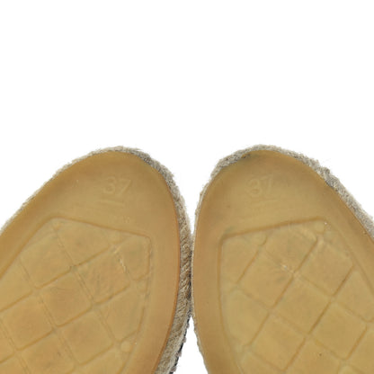 Chanel Lambskin CC Espadrilles 37 Black 7 of 9