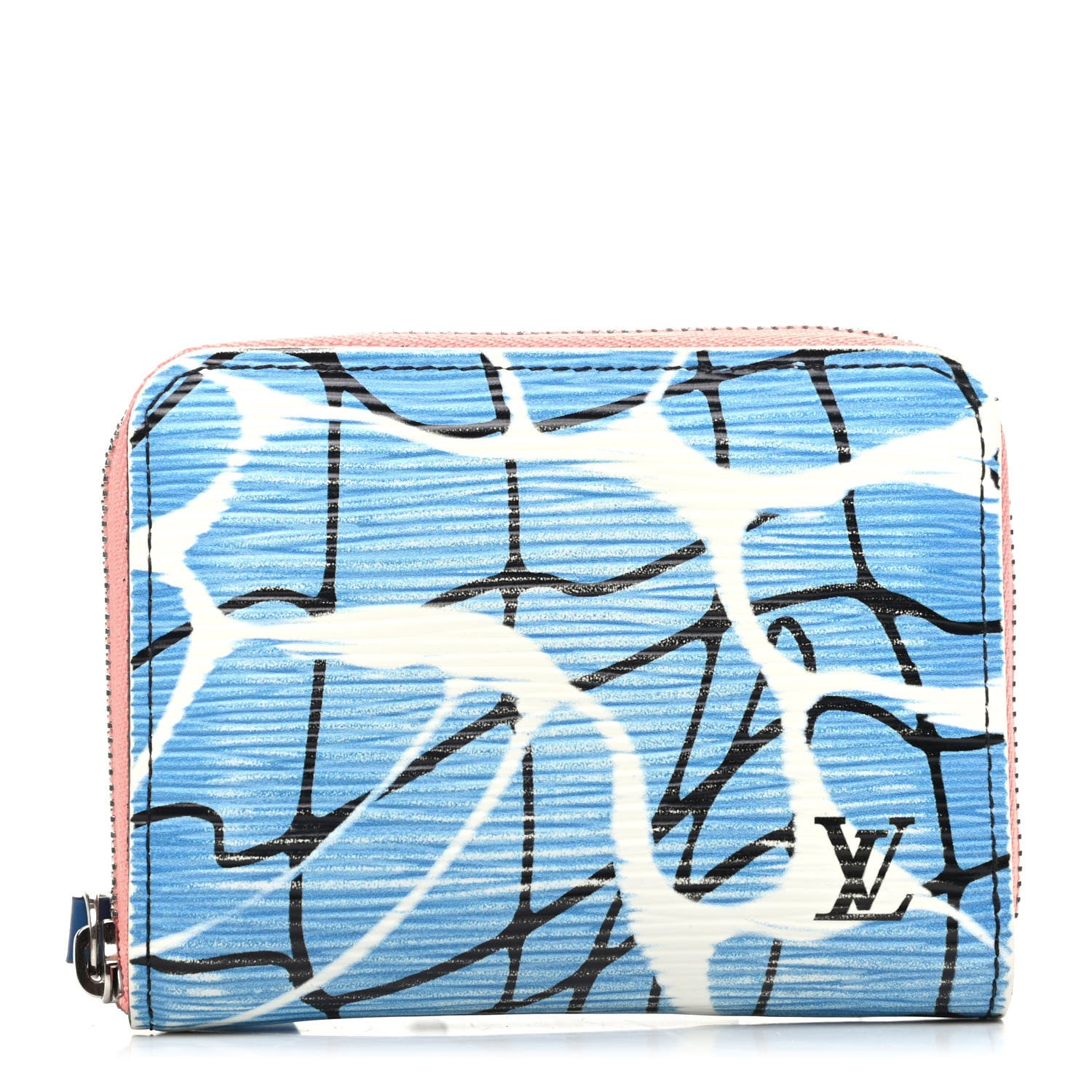 Louis Vuitton Epi Zippy Coin Purse Aqua 1 of 7