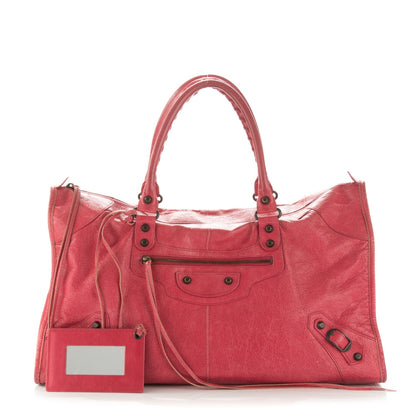 Balenciaga Agneau Classic Hardware Work Rose Thulian 1 of 8