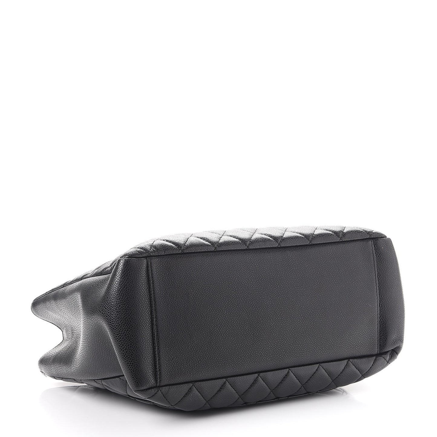 Caviar Quilted Grand Shopping Tote GST Black