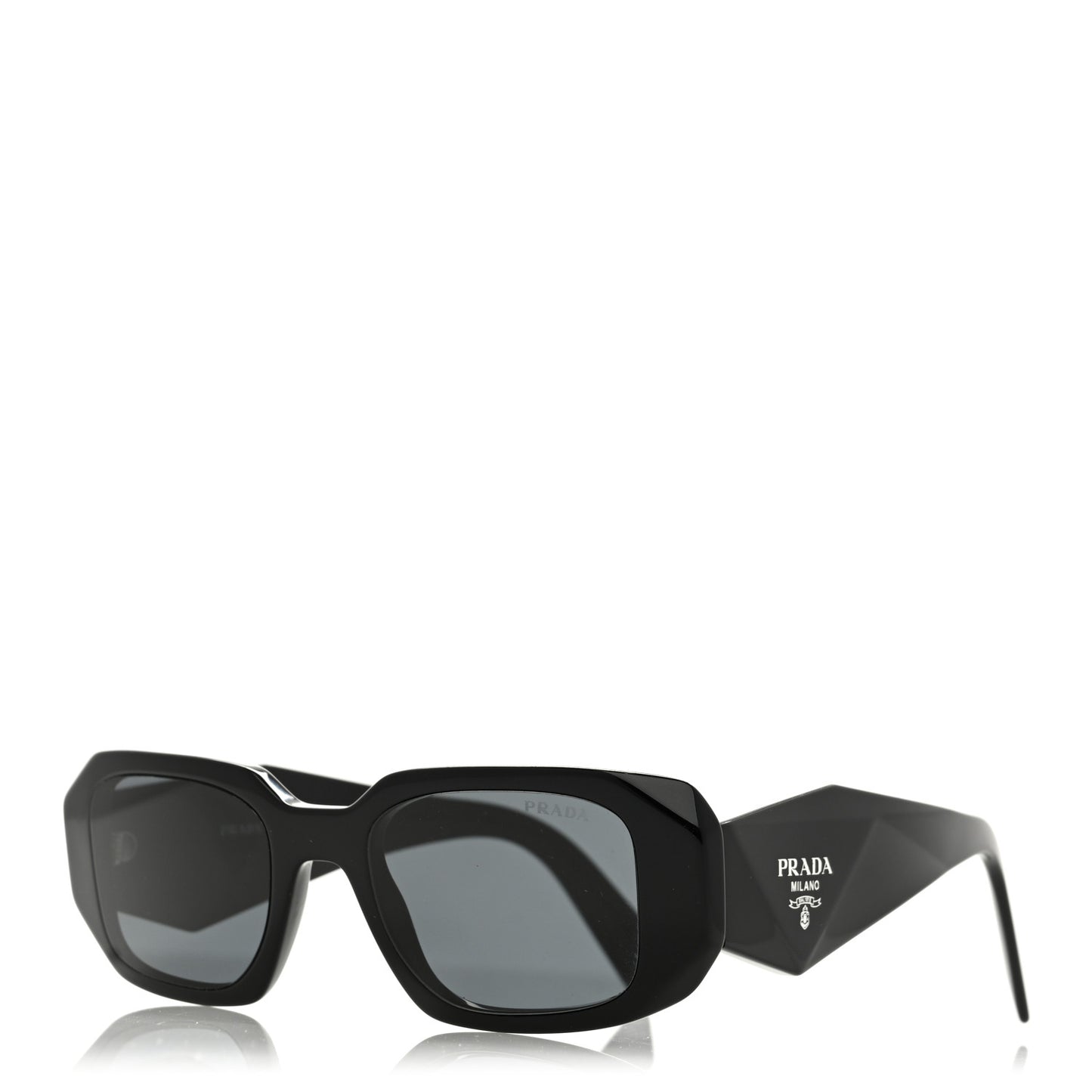 Acetate Symbole Sunglasses SPR 17W Black