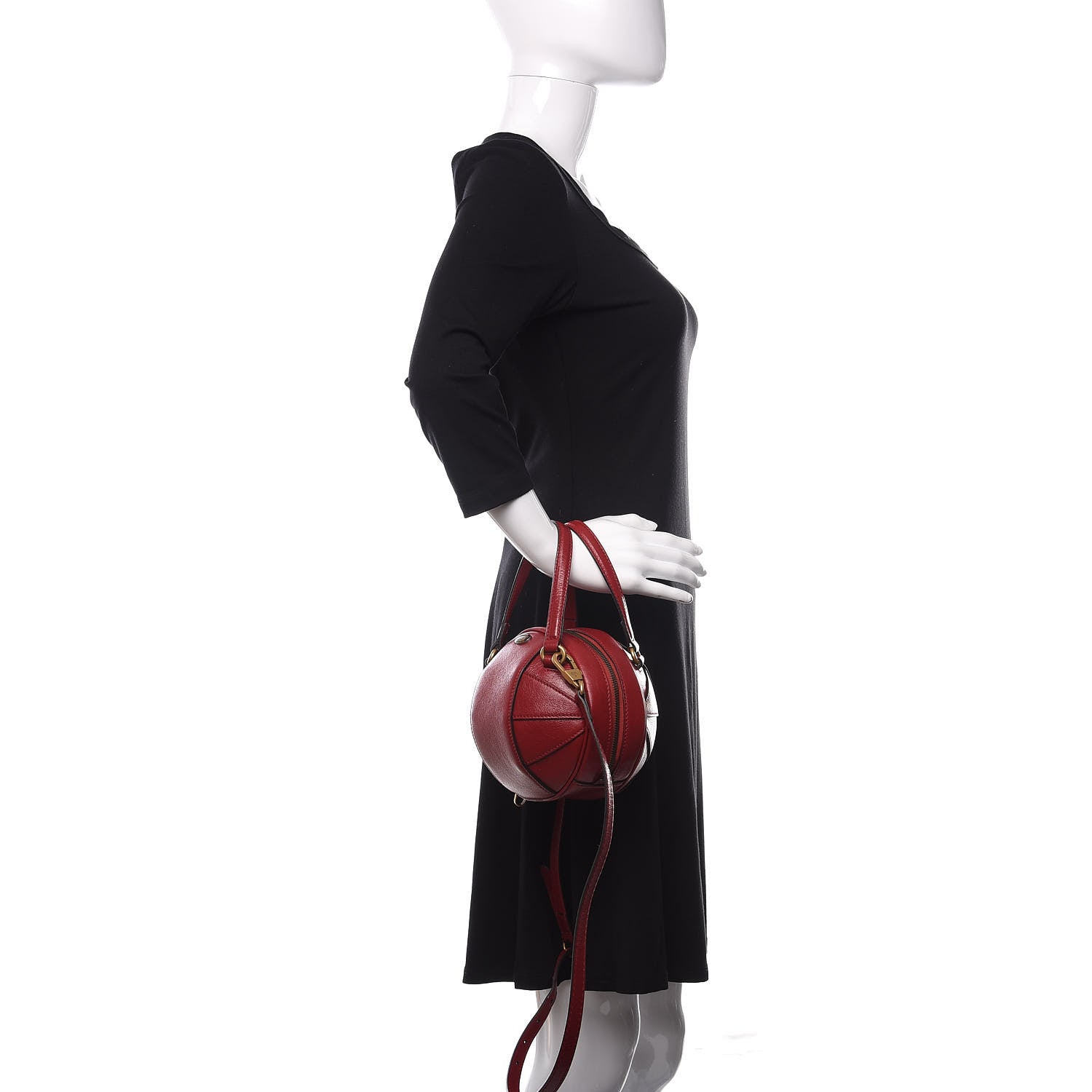 Gucci Piuma Lux Energy Mini Tifosa Basketball Shaped Shoulder Bag Romantic Cerise 3 of 11