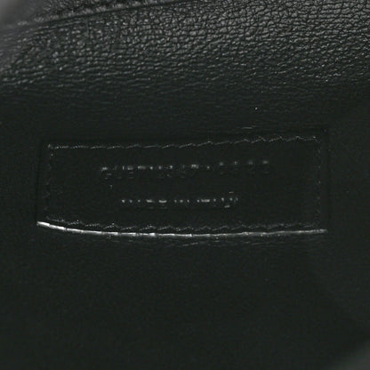 Saint Laurent Calfskin Crocodile Embossed Paris Mini Toy Shopper Tote Black 7 of 11