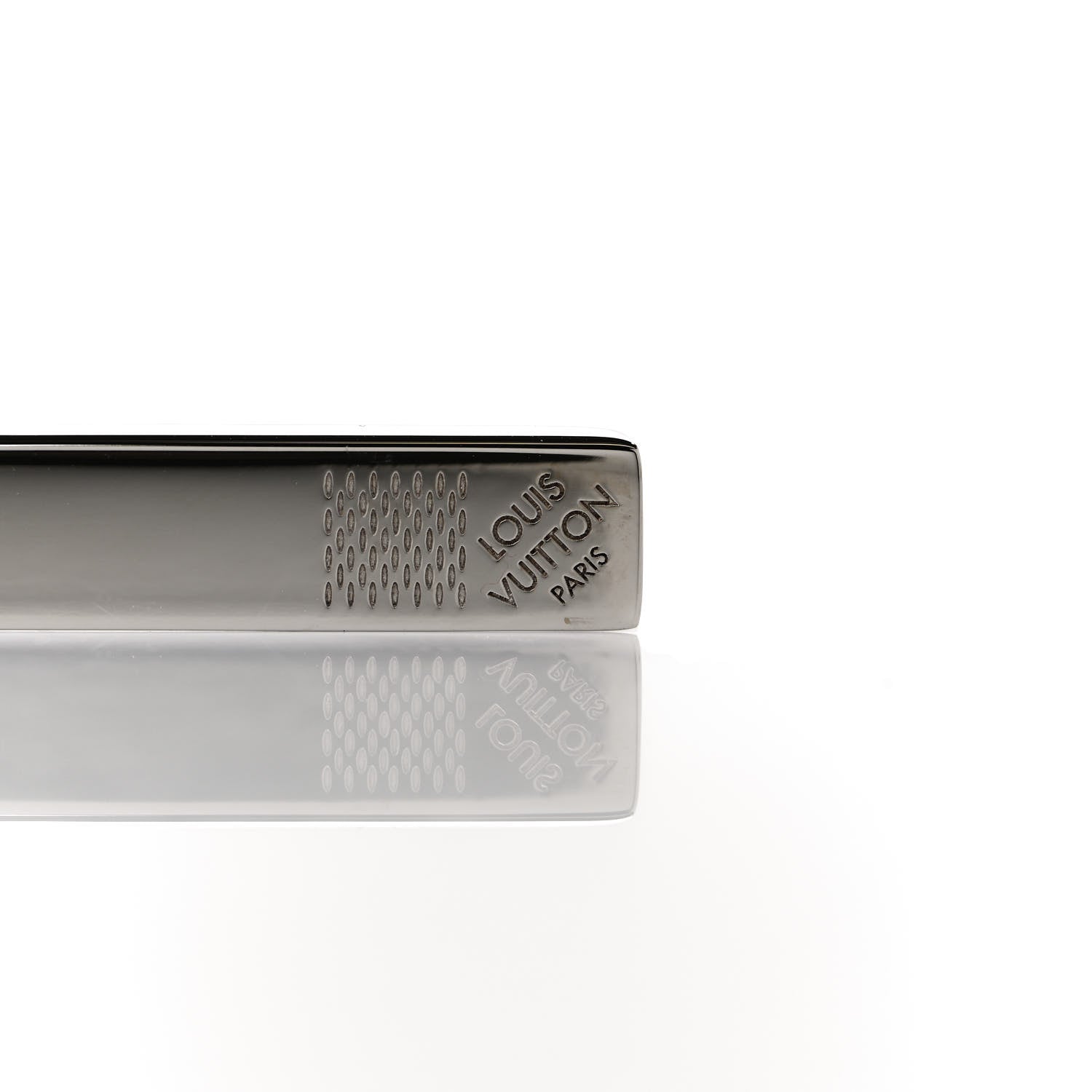 Louis Vuitton Damier Tie Clip Silver 3 of 5