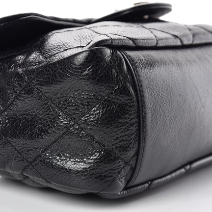 Chanel Glazed Calfskin Stitched On The Road Flap Black 6 of 11