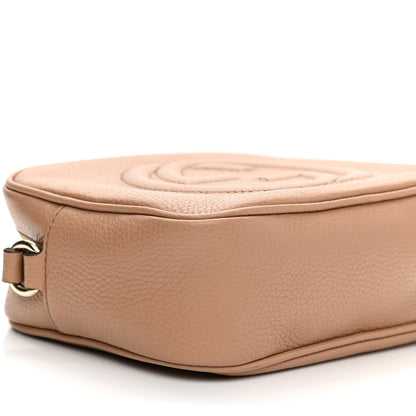 Gucci Pebbled Calfskin Small Soho Disco Bag Rose Beige 10 of 11