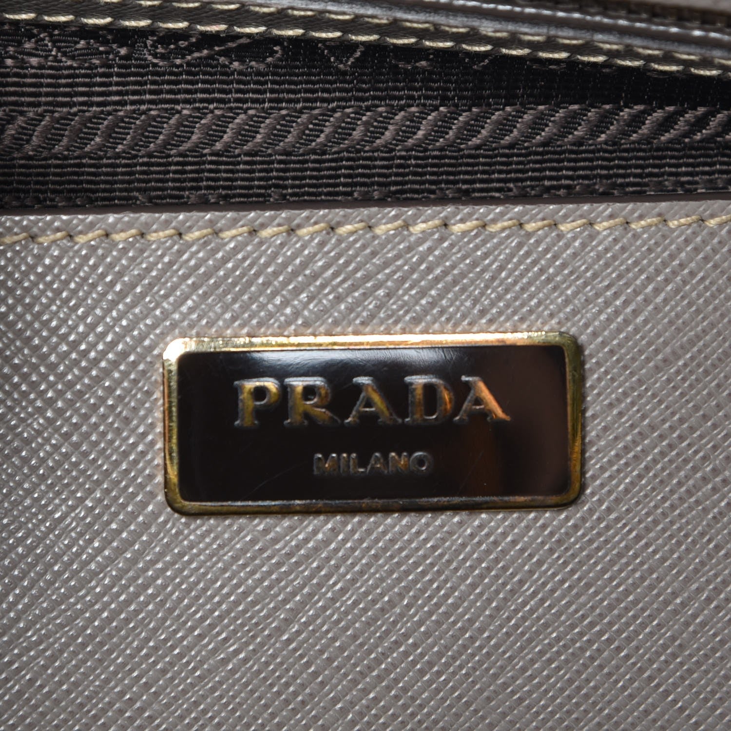 Prada Saffiano Medium Galleria Double Zip Tote Argilla 8 of 12