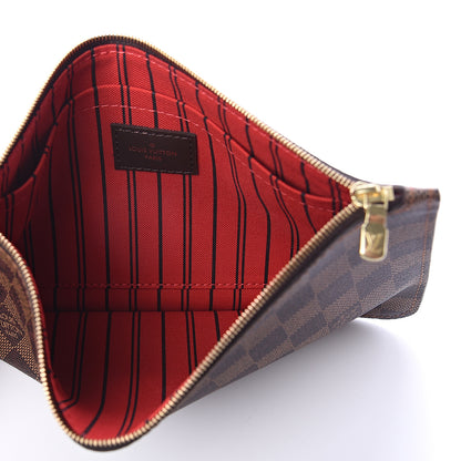 Louis Vuitton Damier Ebene Neverfull MM GM Pochette 4 of 5