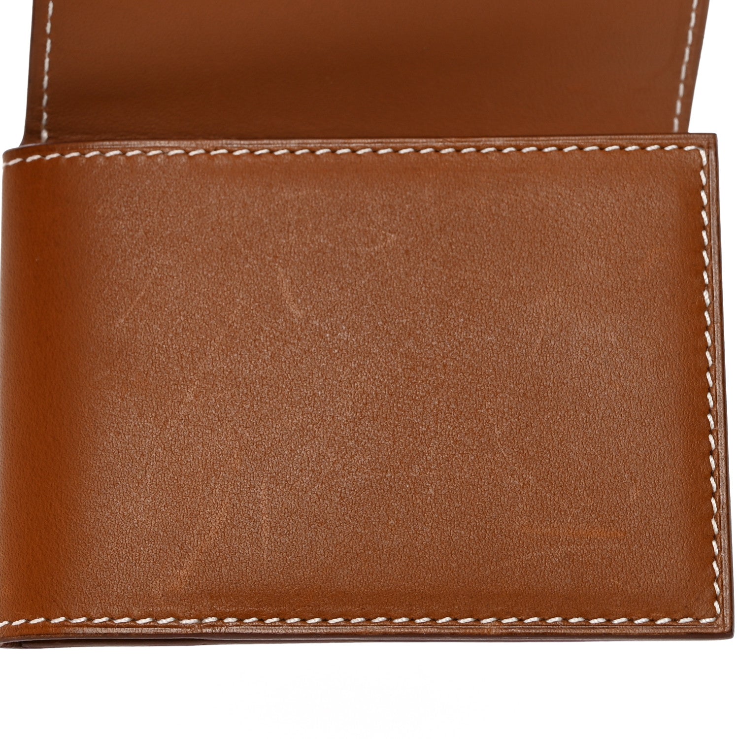 Hermes Barenia Guernesey Card Case Fauve 9 of 10