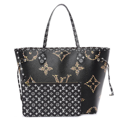 Louis Vuitton Monogram Giant Jungle Neverfull MM Black 1 of 14