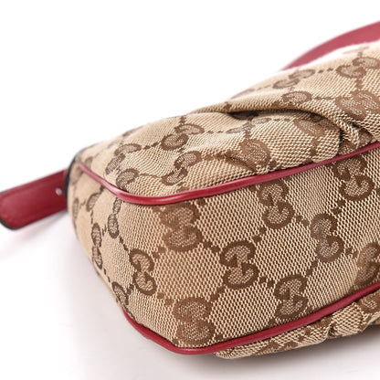 Gucci Monogram Heart GG Charm Pochette Red 9 of 10