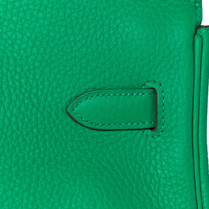 Hermes Taurillon Clemence Birkin 35 Menthe 11 of 34