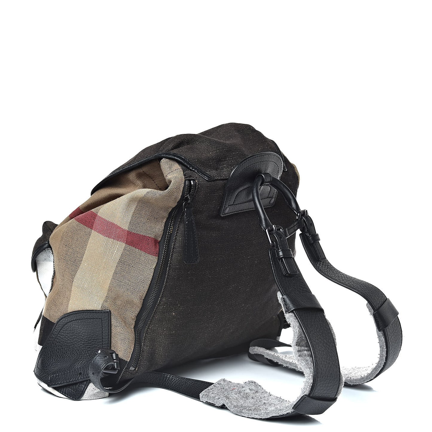 Canvas Mega Check Korbin Backpack Camel