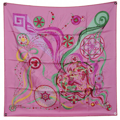 Hermes Silk La Danse du Cosmos Scarf 90 2 of 7