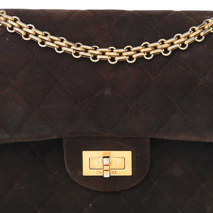 Chanel Suede Quilted 2.55 Reissue 225 Flap Brown 9 of 15