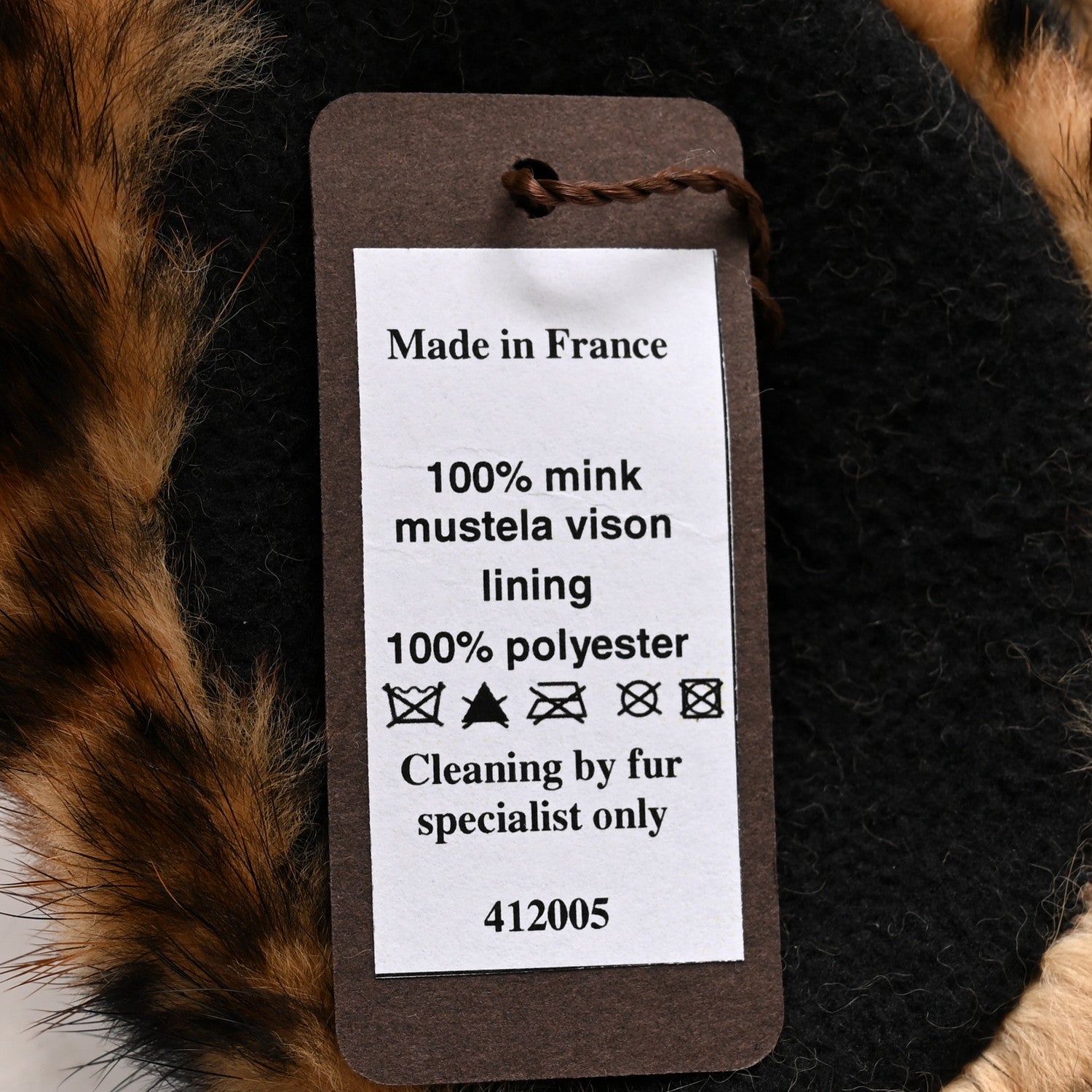 Louis Vuitton Mink Leopard Earmuffs Brown 4 of 4