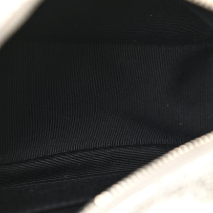 Saint Laurent Metallic Lambskin Monogram Lou Belt Bag Argento 5 of 10