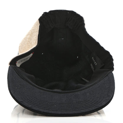 Gucci Gabardine Gucci Headband Baseball Hat M Black 7 of 9