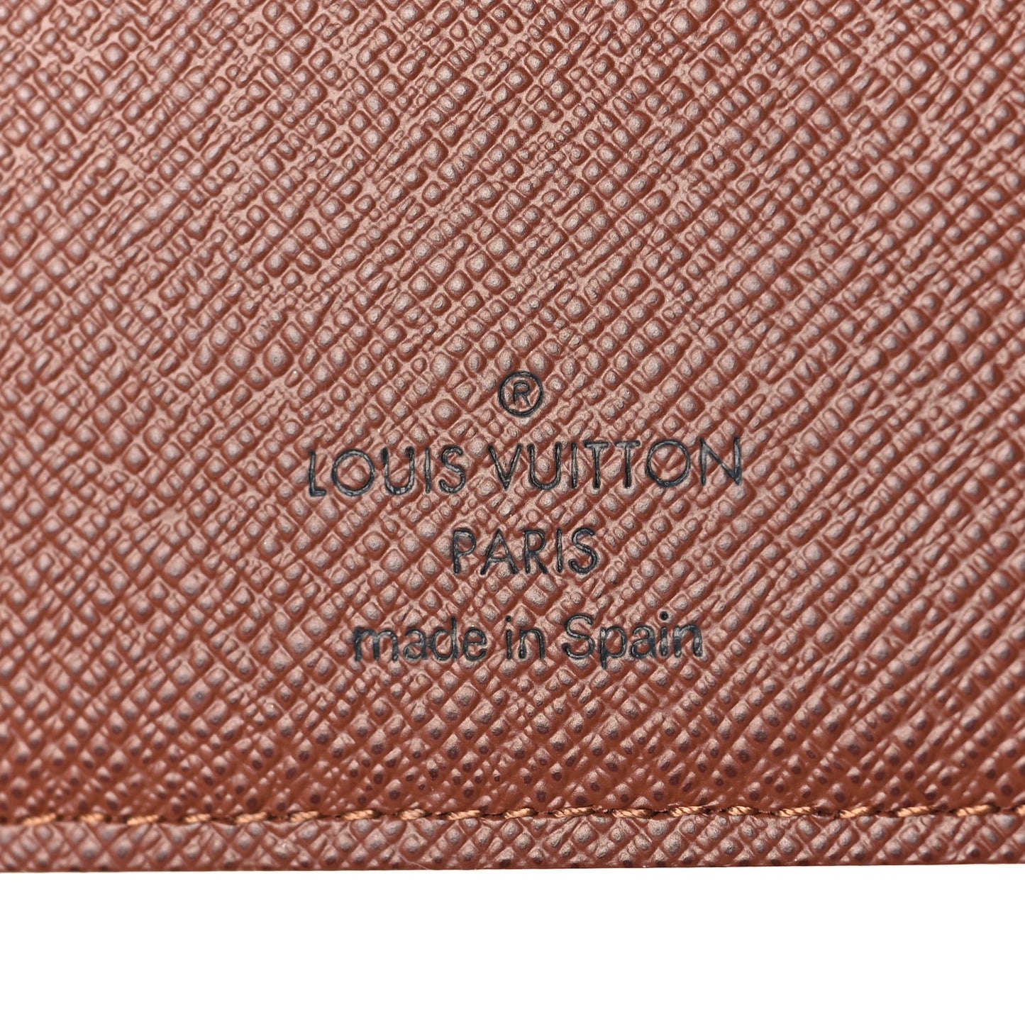 Monogram Desk Agenda Cover