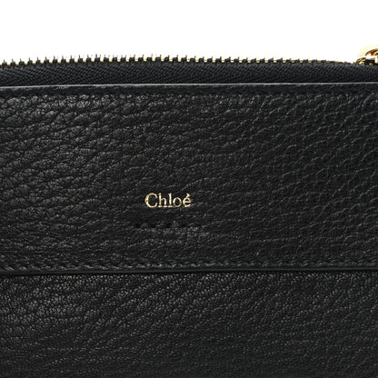 Chloe Grained Calfskin Drew Card Holder Black 6 of 7