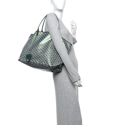 Goyard Iridescent Goyardine Saint Louis GM Pearly Green 2 of 11